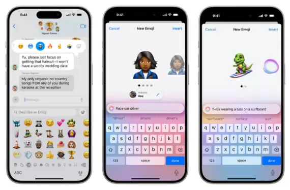 Genmoji AI Emoji Feature in iOS 18