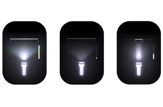 How to Adjust the Flashlight's Focus and Beam Shape in iOS 18