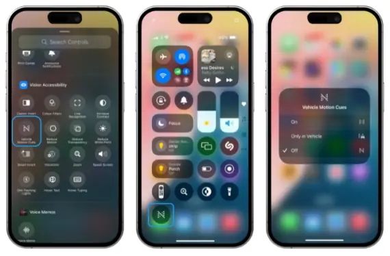 How to Reduce Motion Sickness with Vehicle Motion Cues in iOS 18