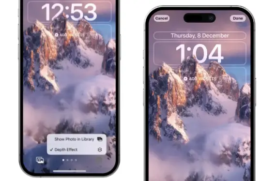 How to Set Depth Effect and Dark Mode on iOS 18 Lock Screen