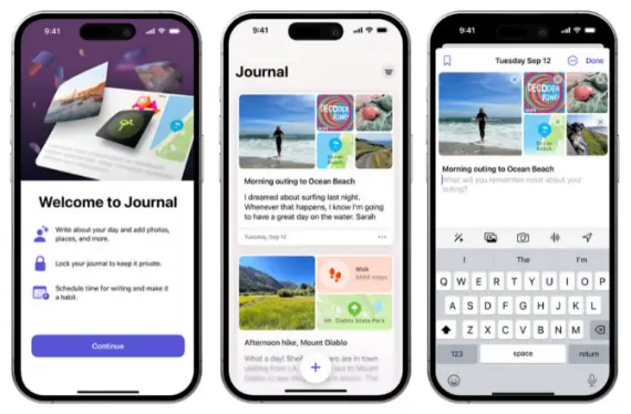 iOS 18 Journal Feature