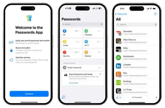 iOS 18 Passwords App