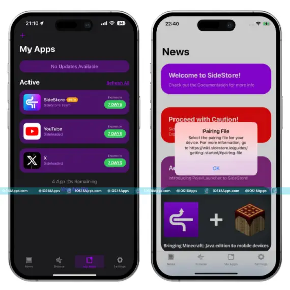 SideStore iOS 18 IPA Installation without Revokes  iOS 18 Sideloading