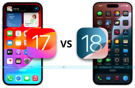 iOS 18 vs iOS 17 Key Differences and iOS 18 Updates 2024