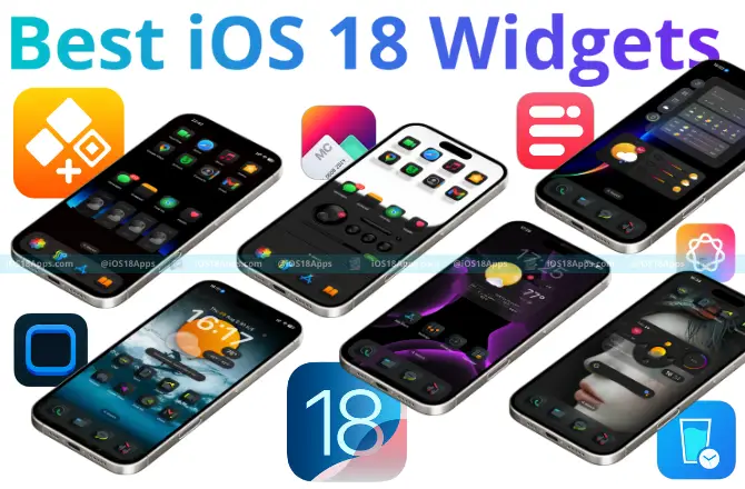 iOS 18 - iOS 18.2 Widgets for iPhone iPad