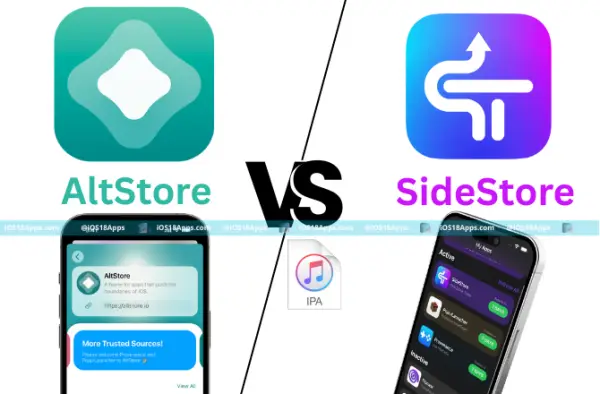 Compare AltStore vs SideStore Sideload Apps